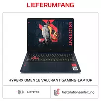 5070 rtx nesiojamasis ryzen 9 - HP OMEN 16-ap1099ng, Ryzen 9 8940HX, 24 GB, 1 TB, 16.1", RTX 5070, Riot Blue (VALORANT Limited Edition) - 11 nuotrauka