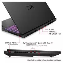 5070 rtx nesiojamasis ryzen 9 - HP OMEN 16-ap1099ng, Ryzen 9 8940HX, 24 GB, 1 TB, 16.1", RTX 5070, Riot Blue (VALORANT Limited Edition) - 12 nuotrauka
