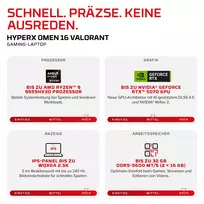 5070 rtx nesiojamasis ryzen 9 - HP OMEN 16-ap1099ng, Ryzen 9 8940HX, 24 GB, 1 TB, 16.1", RTX 5070, Riot Blue (VALORANT Limited Edition) - 13 nuotrauka
