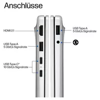 snapdragon x1 - HP OmniBook 3 14-hz0155ng, Snapdragon X1-26-100, 16 GB, 512 GB, 14", WUXGA IPS, Windows 11 Home - 14 nuotrauka