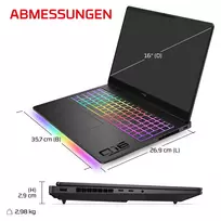 rtx 32gb ram - HP HyperX OMEN 16-ah1190ng, Core Ultra 9 290HX Plus, 32 GB, 1 TB, 16", RTX 5070 Ti, Windows 11 Home - 12 nuotrauka