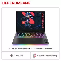 rtx 32gb ram - HP HyperX OMEN 16-ah1190ng, Core Ultra 9 290HX Plus, 32 GB, 1 TB, 16", RTX 5070 Ti, Windows 11 Home - 13 nuotrauka