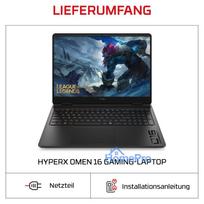 8745hx - HP HyperX OMEN 16-ap1171ng, Ryzen 7 8745HX, 16 GB, 512 GB, 16", RTX 5060, Windows 11 Home - 13 nuotrauka