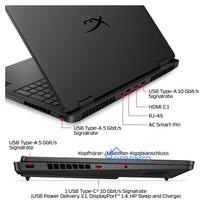 8745hx - HP HyperX OMEN 16-ap1171ng, Ryzen 7 8745HX, 16 GB, 512 GB, 16", RTX 5060, Windows 11 Home - 14 nuotrauka