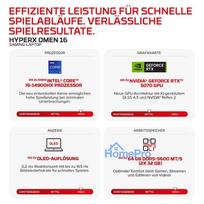 1tb nesiojamas ssd - HP HyperX OMEN 16-am2172ng, i7-14650HX, 24 GB, 1 TB, 16", RTX 5070, FreeDOS - 19 nuotrauka