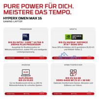 1tb nesiojamas ssd - HP HyperX OMEN 16-ah1170ng, Core Ultra 7 270HX Plus, 32 GB, 1 TB, 16", RTX 5070 Ti, FreeDOS - 15 nuotrauka