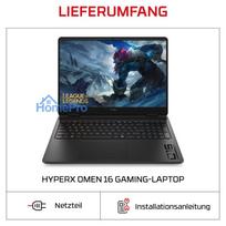 5060 nesiojamas - HP HyperX OMEN 16-ap1170ng, Ryzen 7 8745HX, 16 GB, 512 GB, 16", RTX 5060, FreeDOS - 13 nuotrauka