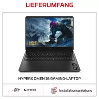 5070 rtx nesiojamasis ryzen 9 - HP HyperX OMEN 16-ap1190ng, Ryzen 9 8940HX, 16 GB, 512 GB, 16", RTX 5070, FreeDOS - 15 nuotrauka