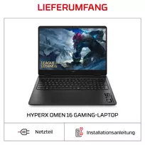 nesiojamas kompiuteris zaidimams - HP HyperX OMEN 16-am2171ng, i7-14650HX, 16 GB, 512 GB, 16", RTX 5070, Windows 11 Home - 17 nuotrauka