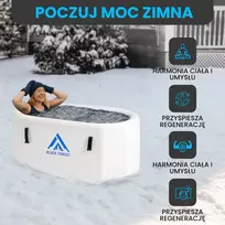 ice - Extralink Ice Bath, 150x80x65 cm, balta (White) - 9 nuotrauka