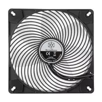 korpuso ventiliatoriai argb - SilverStone Air Penetrator 140i ARGB 140mm Black - 6 nuotrauka