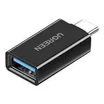type c i usb a - UGREEN US173 USB-A 3.0 to USB-C 3.1 Adapter (black) - 2 nuotrauka