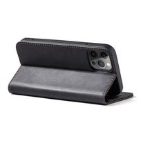 kisene telefonui - Magnet Fancy Case Case for iPhone 12 Pro Max Pouch Wallet Card Holder Black - 5 nuotrauka