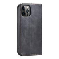 kisene telefonui - Magnet Fancy Case Case for iPhone 12 Pro Max Pouch Wallet Card Holder Black - 6 nuotrauka