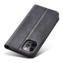 kisene telefonui - Magnet Fancy Case Case for iPhone 12 Pro Max Pouch Wallet Card Holder Black - 7 nuotrauka