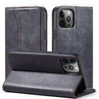 kisene telefonui - Magnet Fancy Case Case for iPhone 12 Pro Max Pouch Wallet Card Holder Black - 9 nuotrauka