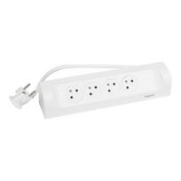 ilgintuva su rite - Legrand 049404 Kampinis ilgintuvas 4x2P+Z 1m Baltas (White) - 2 nuotrauka