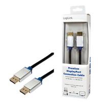 displayport kabelis 3m - LogiLink Premium DisplayPort Cable 3m - 3 nuotrauka