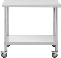 metaliniai ratukai - Lauko stalas Royal Catering STAL, plienas (Steel), 70 x 100 cm - 5 nuotrauka