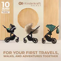 sportiniai vezimeliai - KinderKraft Prime 2 3in1 Mink Pro, Pilkas (Shadow Grey) - 2 nuotrauka