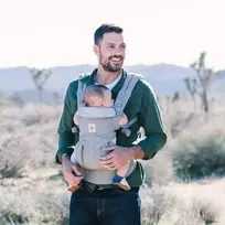 ergobaby omni 360 kudikio nesiokle - ERGOBABY nešioklė Omni 360 Pearl grey BCS360GRY - 6 nuotrauka