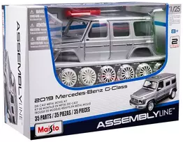 metalines masineles - MAISTO DIE CAST surenkamas metalinio automobilio rinkinys 35vnt. Mercedes Benz G-Class 2019, 39536 - 2 nuotrauka