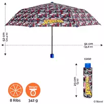 lauko stogine pavesines - PERLETTI mini skėtis Spiderman 50/8, 75389 - 5 nuotrauka