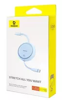 baseus usb c cable 1m - Baseus Free2Draw Mini USB-C - USB-C 1.0m 100W Mėlynas (Galaxy Blue) - 3 nuotrauka