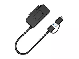 usb a to usb c usb 3.0 - Conceptronic ABBY21B USB Type-A / USB-C į SATA 2.5/3.5" adapteris Juodas (Black) - 4 nuotrauka