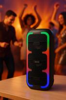 nesiojama fm kolonele - SQUEAK BeatOne SQ1009 Bluetooth 5.3 45W Karaoke garsiakalbis - 2 nuotrauka