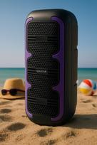 nesiojama fm kolonele - SQUEAK BeatOne SQ1009 Bluetooth 5.3 45W Karaoke garsiakalbis - 6 nuotrauka