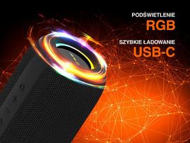 bluetooth speaker - Tracer XtremeBeat Ultra TWS Bluetooth garsiakalbis juodas 25 W - 15 nuotrauka