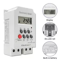 elektra - Electronic timer PC0629, DIN rail - 6 nuotrauka