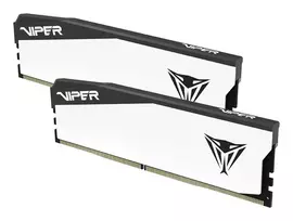 ddr5 ram 2x16gb balta - PATRIOT Viper Elite 5 DDR5 32GB (2x16GB) 6000MT/s Baltas (White) Kit - 2 nuotrauka
