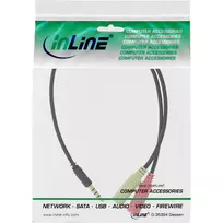 ausiniu adapteris 3,5mm - StarTech MUYHSMFF 3.5mm male to 2 x 3.5mm female adapteris Juodas (Black) - 2 nuotrauka