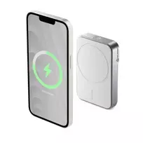 5000 mah powerbank - Alogic Matrix Universal Magnetic MagSafe, 5000mAh, baltas (white) - 3 nuotrauka