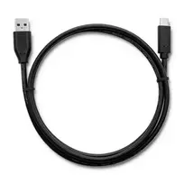 usb a to usb c usb 3.0 - Qoltec Cable USB to USB Black 1m - 2 nuotrauka