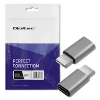 usb 3 0 type b - QOLTEC 50478 Qoltec Adapteris USB 3.1 Type C vyriškas mikro USB 2.0 B moteriškas - 4 nuotrauka