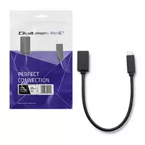 usb a to usb c usb 3.0 - Qoltec Cable USB-C to USB Black 0.25 m - 5 nuotrauka