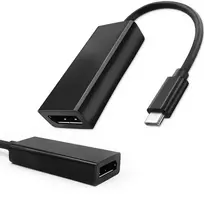 usb c laidas 4k - Qoltec 50377 USB-C į DisplayPort adapteris 4K 0.23m Juodas (Black) - 3 nuotrauka