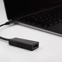 usb c laidas 4k - Qoltec 50377 USB-C į DisplayPort adapteris 4K 0.23m Juodas (Black) - 6 nuotrauka