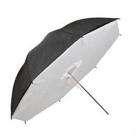 Skėtis-šviesdėžė juoda balta 100cm
