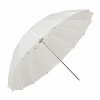 Powerlux skėtis baltas parabolinis 110cm