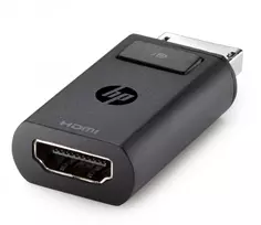 adapteris hdmi to displayport - Adapteris HP DisplayPort - HDMI DisplayPort male, HDMI female, juoda - 3 nuotrauka