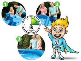 baseinai intex - Baseinas Intex Easy Set 457x84 cm, su filtru - 2 nuotrauka
