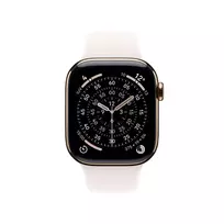 apple watch 11 46mm - Apple Watch Series 11 GPS + Cellular 46mm Gold Titanium Light Pink Sport Band S/M (auksinis) - 2 nuotrauka