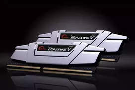 16 gb ddr4 ramai - G.SKILL RipJawsV Silver 16GB 2666MHz CL15 DDR4 KIT OF 2 F4-2666C15D-16GVS - 2 nuotrauka