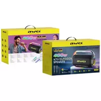 garsiakalbiai 400w - AWEI KT20 400W Bluetooth 5.3 Black (juoda) - 2 nuotrauka