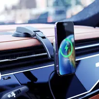 universalus pakrovejas - ALOGIC Martrix Universal Magnetic Car charger with Vent & Dash mount - 4 nuotrauka