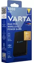 Varta Mag Pro 57903, 5000mAh, MagSafe, Qi, juodas